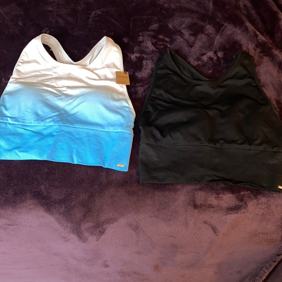 PINK Victoria's Secret Other - Pink/Victoria’s Secret high neck Seamless Sports Bra bundle of 2 New With tags